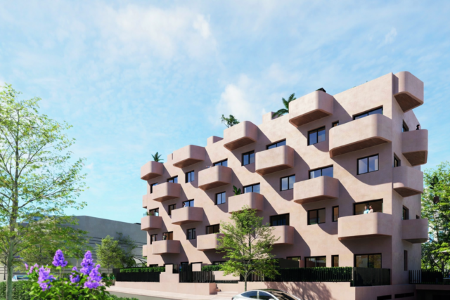 Solrike leiligheter med havutsikt bare 200 meter fra stranden i EL CAMPELLO