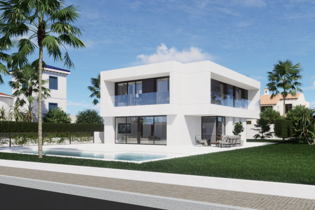 VAKKER NY VILLA I LA ZENIA, ORIHUELA COSTA